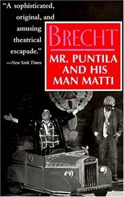 Cover of: Mr. Puntila and his man Matti