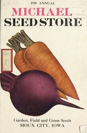 Cover of: 1920 annual [of] garden, field and grass seeds