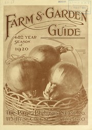 Cover of: Farm & garden guide: 68th year : season of 1920