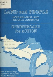 Cover of: Springboard for action: brief of proceedings, September 24-25, 1963, Duluth, Minnesota