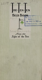 Cover of: The ten-ten bulb book from the sign of the tree