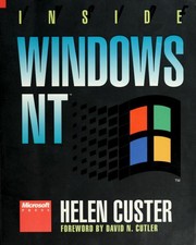 Inside Windows NT by Helen Custer