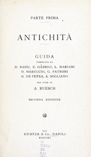 Cover of: Guida illustrata del Museo nazionale di Napoli: Antichità : guida