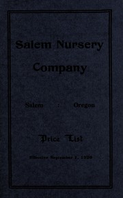 Cover of: Price list effective September 1, 1920