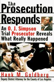 Cover of: The prosecution responds