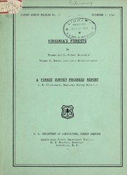 Cover of: Virginia's forests