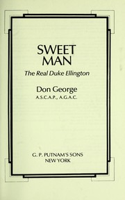Cover of: Sweet man, the real Duke Ellington