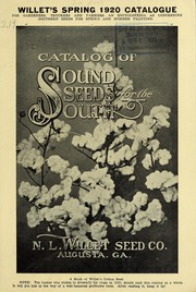 Cover of: Catalog of sound seeds for the south