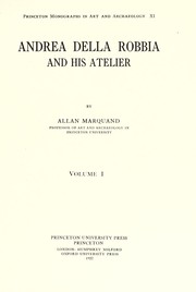 Cover of: Andrea della Robbia and his atelier