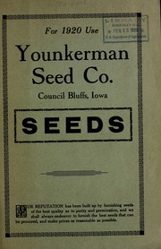 Cover of: Seeds for 1920 use