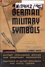 German military symbols by United States. War Dept. General Staff