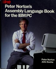 Assembly language book for the IBM PC by Peter Norton, John Socha