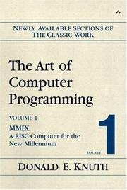 Cover of: The  art of computer programming by Donald Knuth