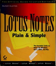 Cover of: Lotus Notes plain & simple