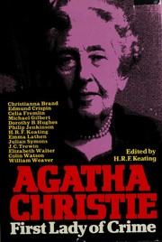Cover of: Agatha Christie by edited by H. R. F. Keating.