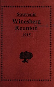 Souvenir, Winesberg [i.e. Winesburg] reunion, 1915