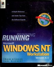Cover of: Running Microsoft Windows NT Workstation, version 4.0