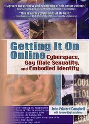 Cover of: Getting It on Online: Cyberspace, Gay Male Sexuality, and Embodied Identity (Haworth Gay & Lesbian Studies) (Haworth Gay & Lesbian Studies)