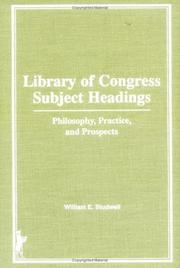 Cover of: Library of Congress subject headings by William E. Studwell