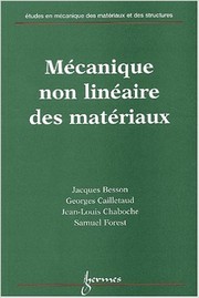 Cover of: Mécanique des matériaux