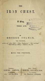 Cover of: The iron chest by George Colman