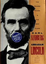 Cover of: Abraham Lincoln by Carl Sandburg