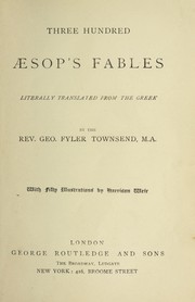 Cover of: Three hundred Aesop's fables