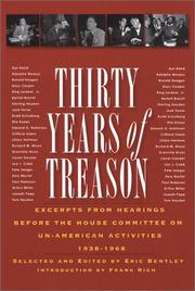 Cover of: Thirty Years of Treason |