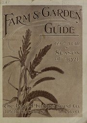 Cover of: Farm & garden guide: 69th year : season of 1921
