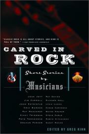 Cover of: Carved in Rock: Short Stories by Musicians