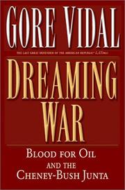 Cover of: Dreaming war by Gore Vidal