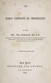Cover of: The early conflicts of Christianity