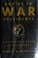 Cover of: Advice to war presidents
