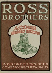 Cover of: Ross Brothers Acorn Brand seeds