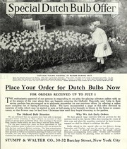 Cover of: Special Dutch bulb offer