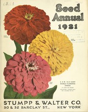 Cover of: Seed annual 1921