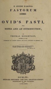 Cover of: Ovid's Fasti