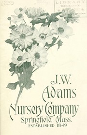 Cover of: J.W. Adams Nursery Company [catalog]