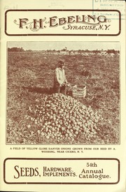 Cover of: 54th annual catalogue [of] seeds, hardware, implements