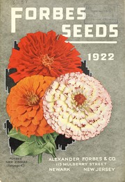 Cover of: Forbes seeds: 1922