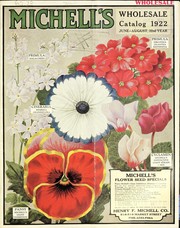 Cover of: Michell's wholesale catalog 1922, June-August, 32nd year
