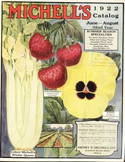 Cover of: Michell's 1922 catalog, June-August, 32nd year