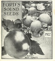 Cover of: Ford's sound seeds: 1922