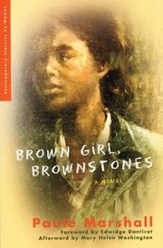 Cover of: Brown girl, brownstones by Paule Marshall