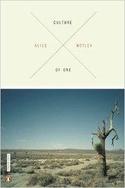 Cover of: Culture of One by Alice Notley