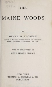 Cover of: The Maine woods