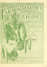 Cover of: Farm & garden guide: 70th year : season of 1922