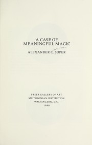 Cover of: A case of meaningful magic