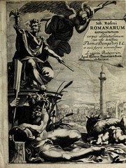Cover of: Joannis Rosini Antiquitatum romanarum corpus absolutissimum