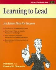 Cover of: Learning to lead by Pat Heim